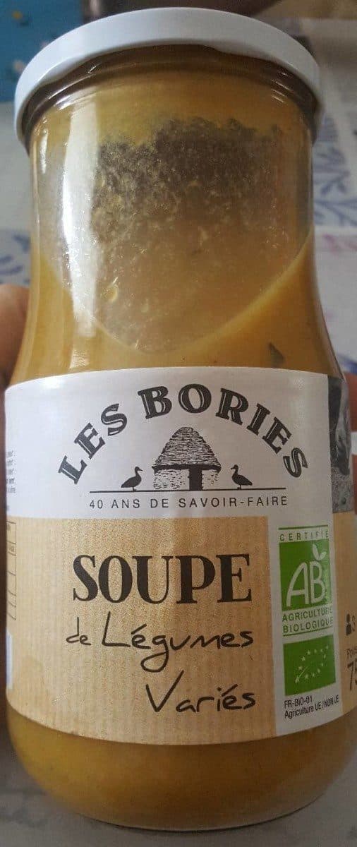 Les Bories Soupe de légumes variés packshot