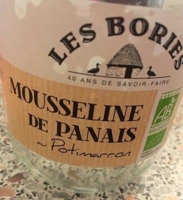 Les Bories Mousseline de panais au potimarron packshot
