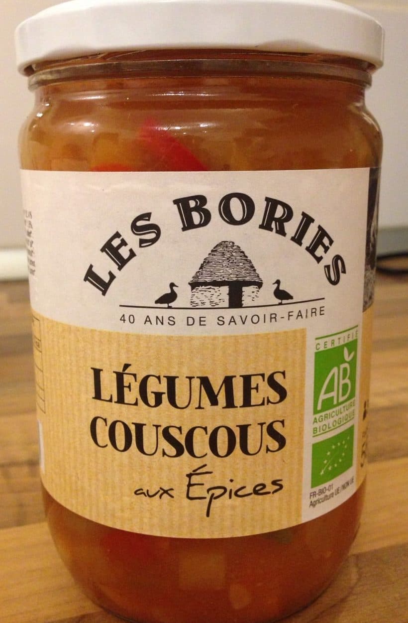 Les Bories Légumes Couscous aux Épices packshot