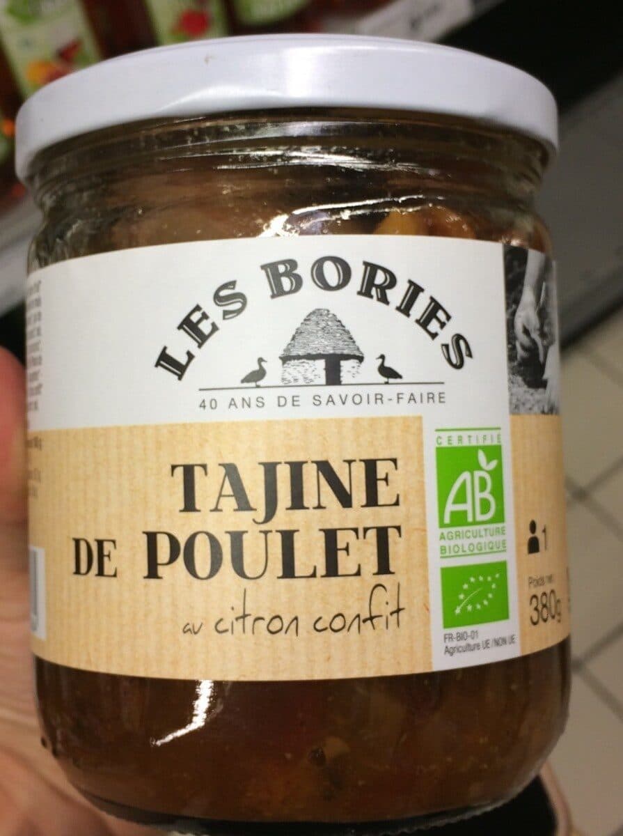 Les Bories Tajine de poulet au citron confit packshot