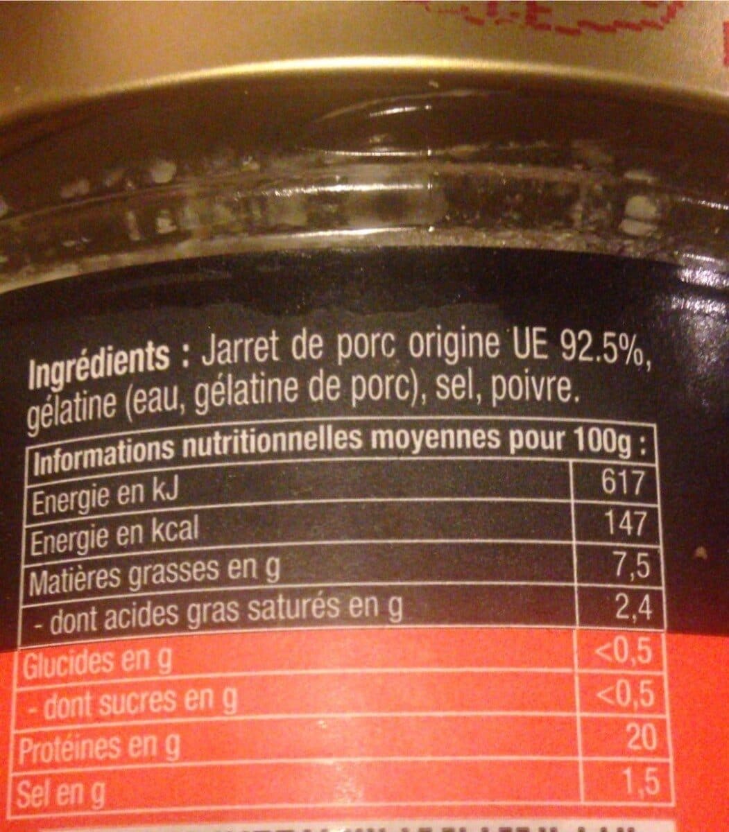 Les Bories Jambonneau packshot