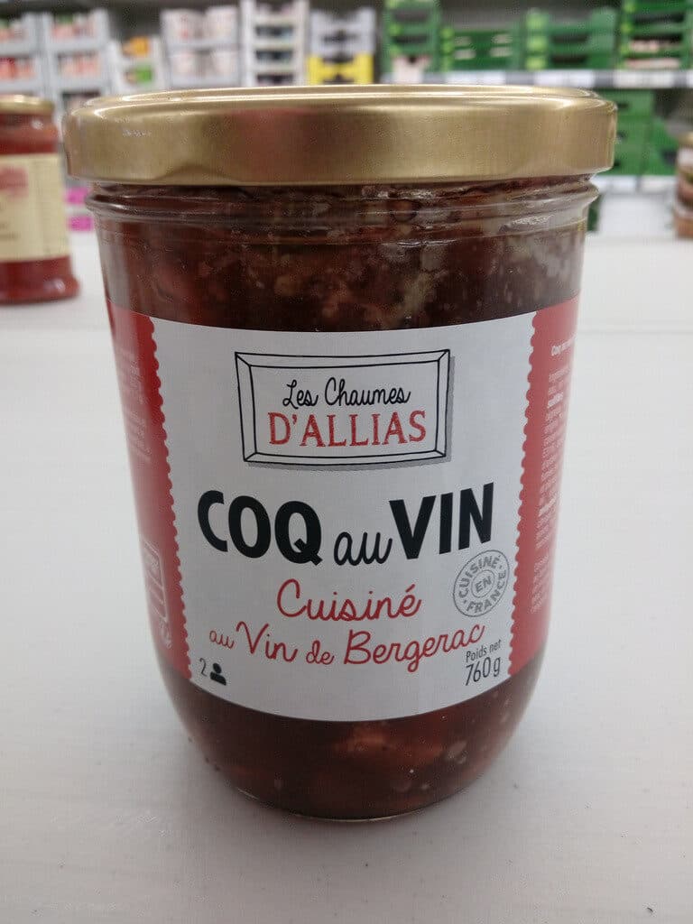 Les Chaumes d'Allias Coq au vin cuisiné au Vin de Bergerac packshot