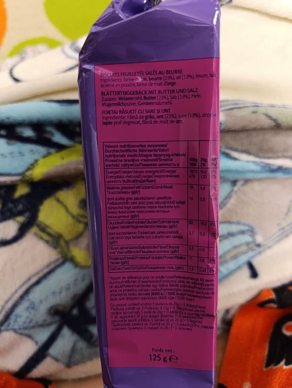 CANSi Cansi Biscuits Flûtes sel le paquet de 125 g packshot