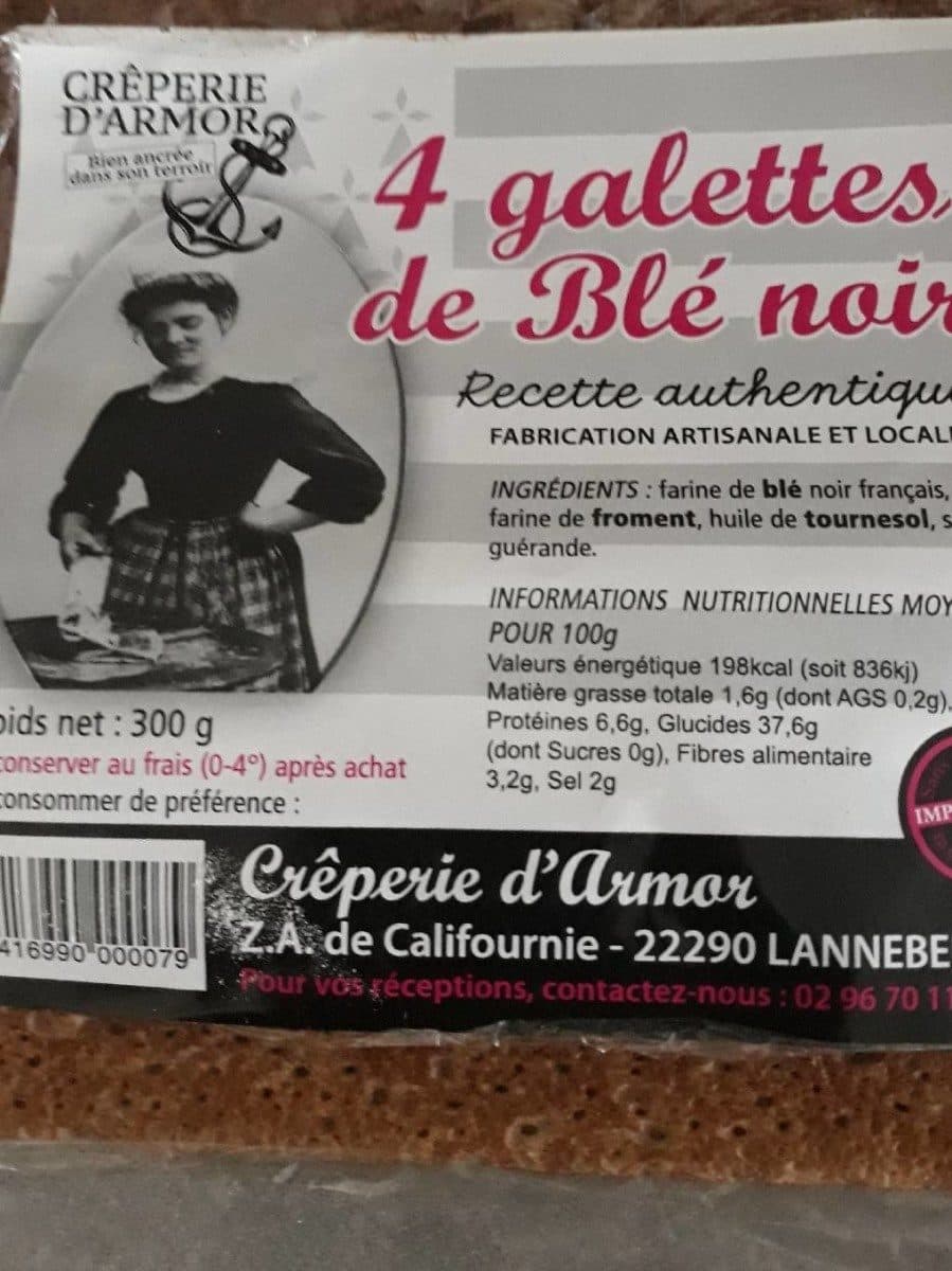 Open Food Facts Galettes de blé noir packshot
