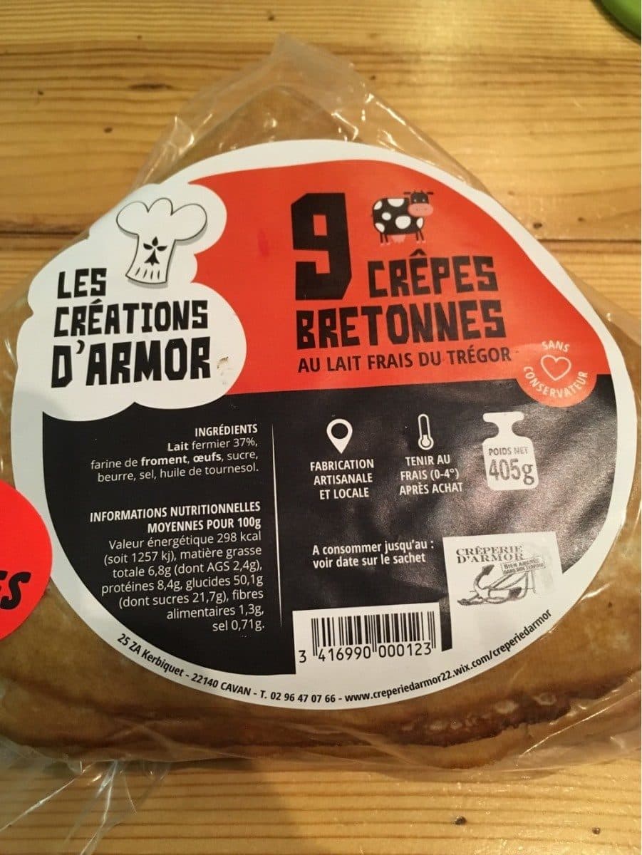 Open Food Facts Crêpes Bretonnes packshot