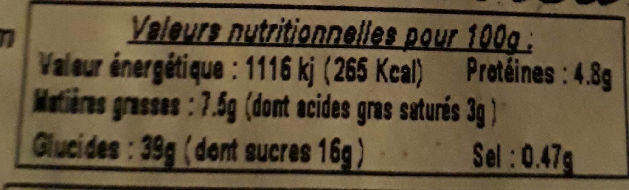 Open Food Facts tourtière landaise aux pomme packshot