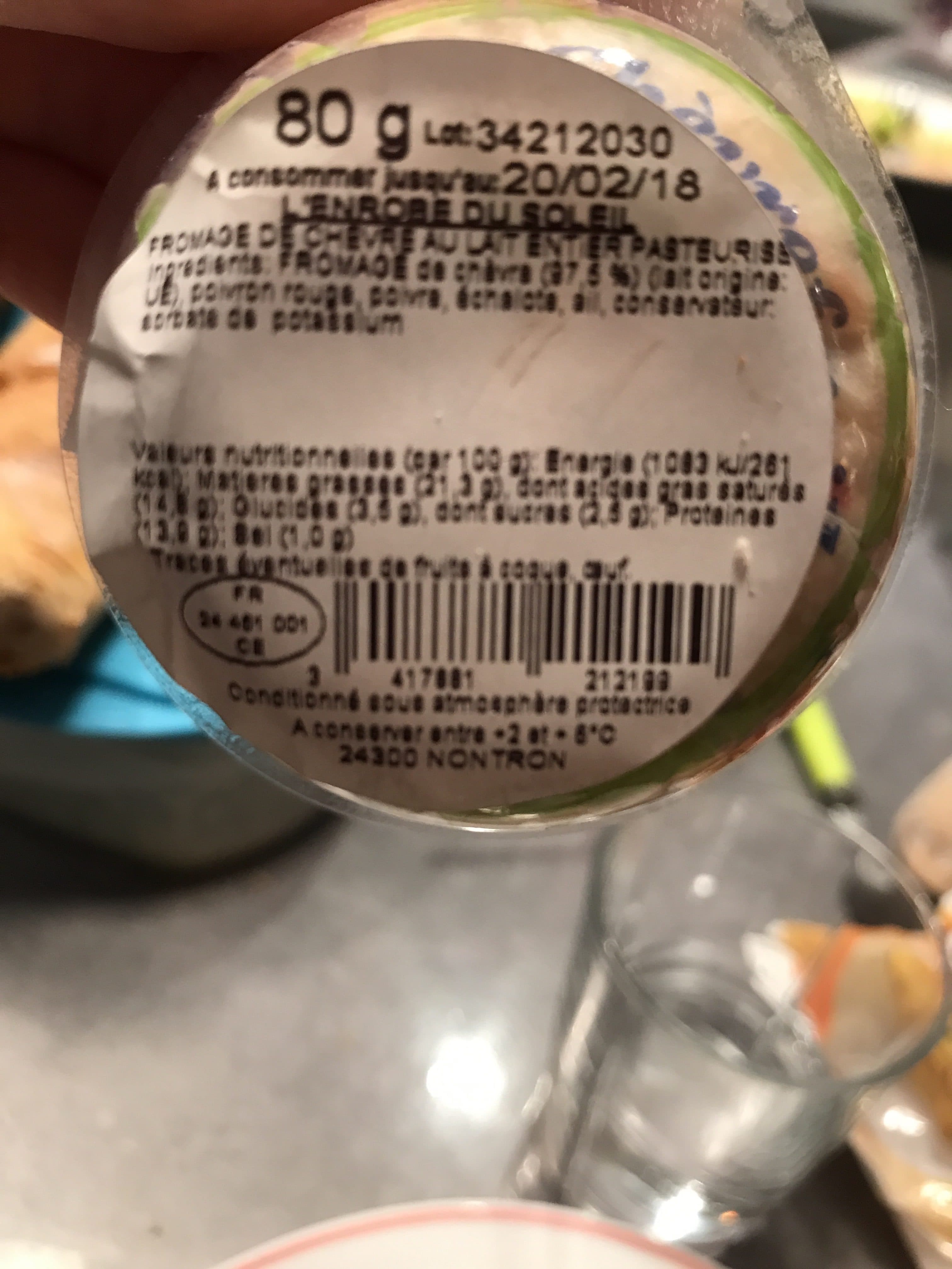 L'enrobé Fromage de chèvre packshot