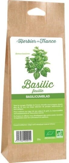 L herbier de france BASILIC feuille Sachet 35g* packshot