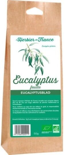 L'Herbier de France EUCALYPTUS feuille sachet 50g* packshot