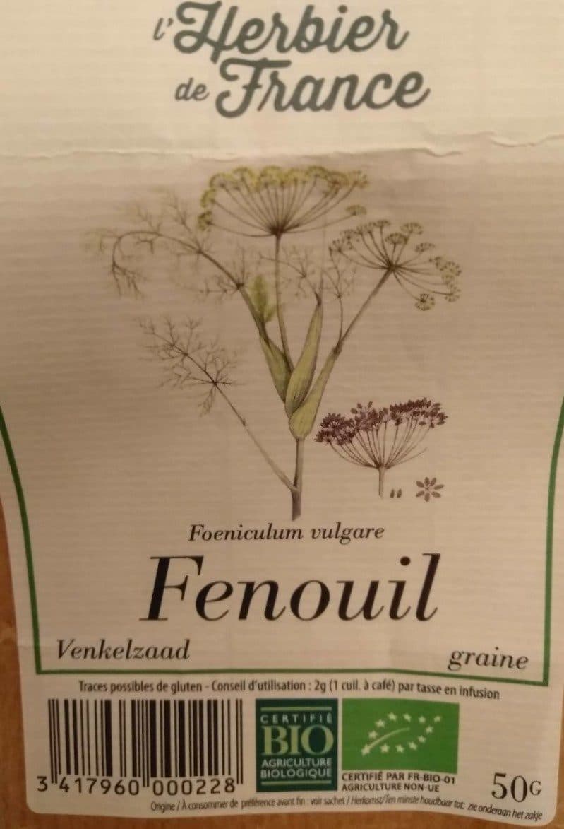 L'Herbier de France FENOUIL graine sachet 50g* packshot