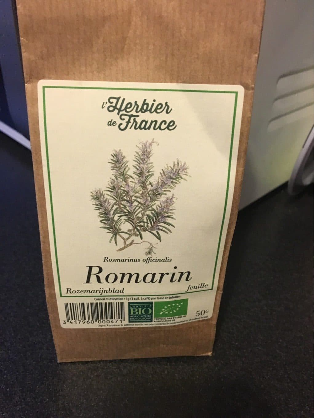 Herbier de France ROMARIN feuille sachet 50g* packshot