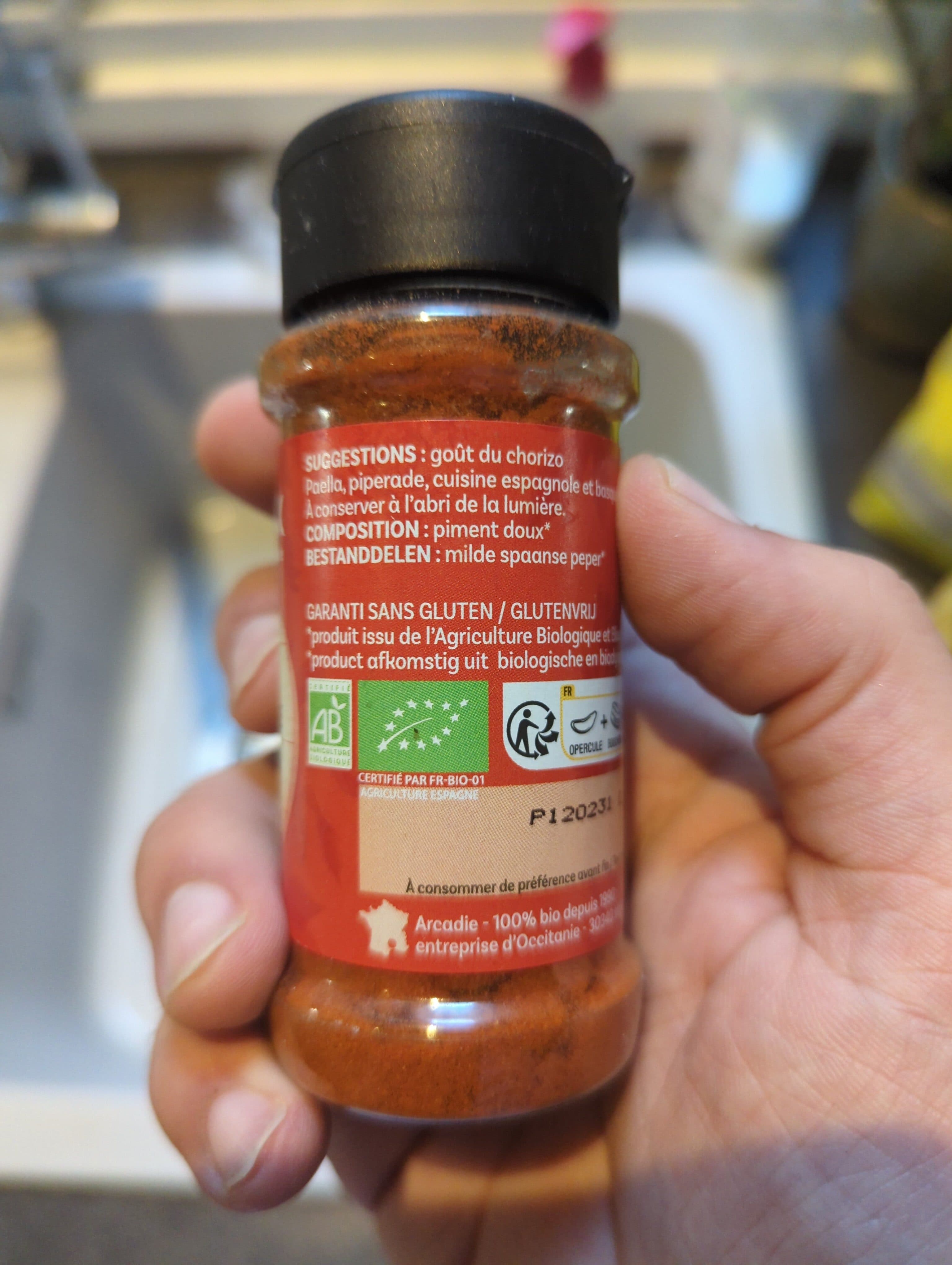 Arcadie PIMENT DOUX D'ESPAGNE packshot