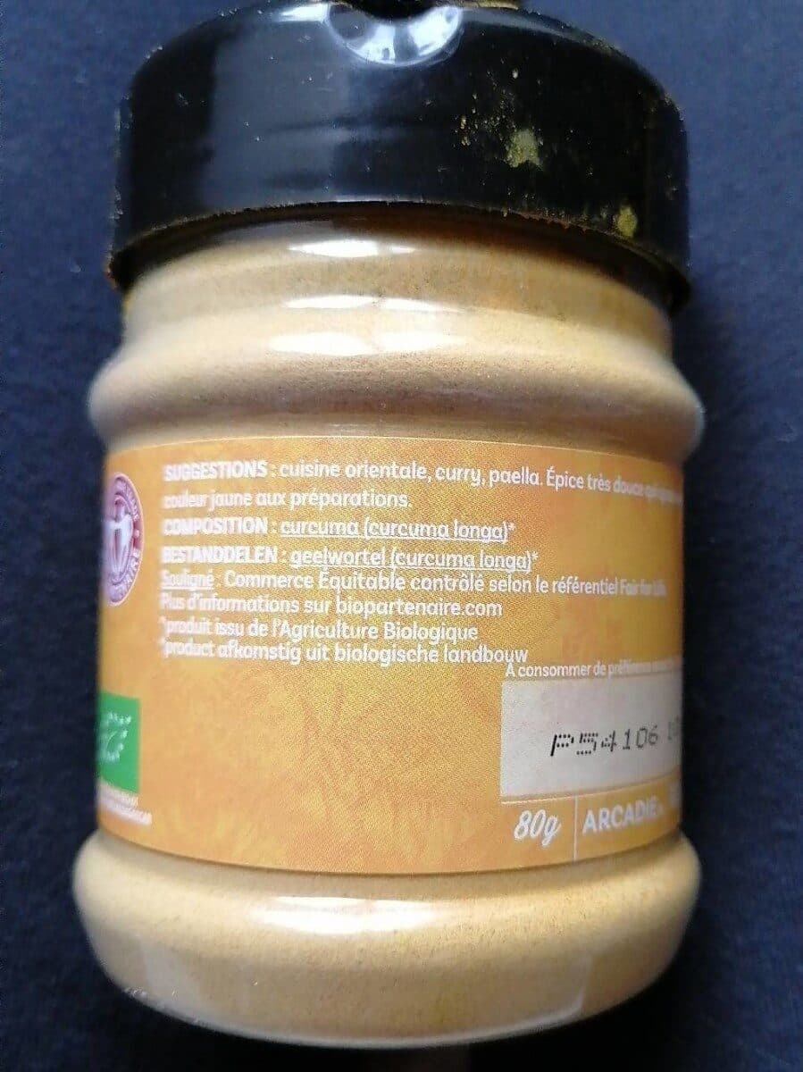 Cook CURCUMA moulu PETIT PET "COOK" 80g* packshot