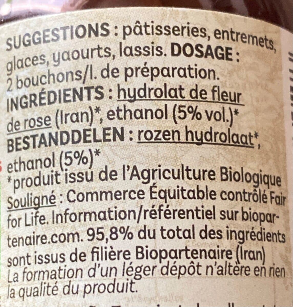 Cook ROSE arôme naturel "COOK" 50ml* packshot