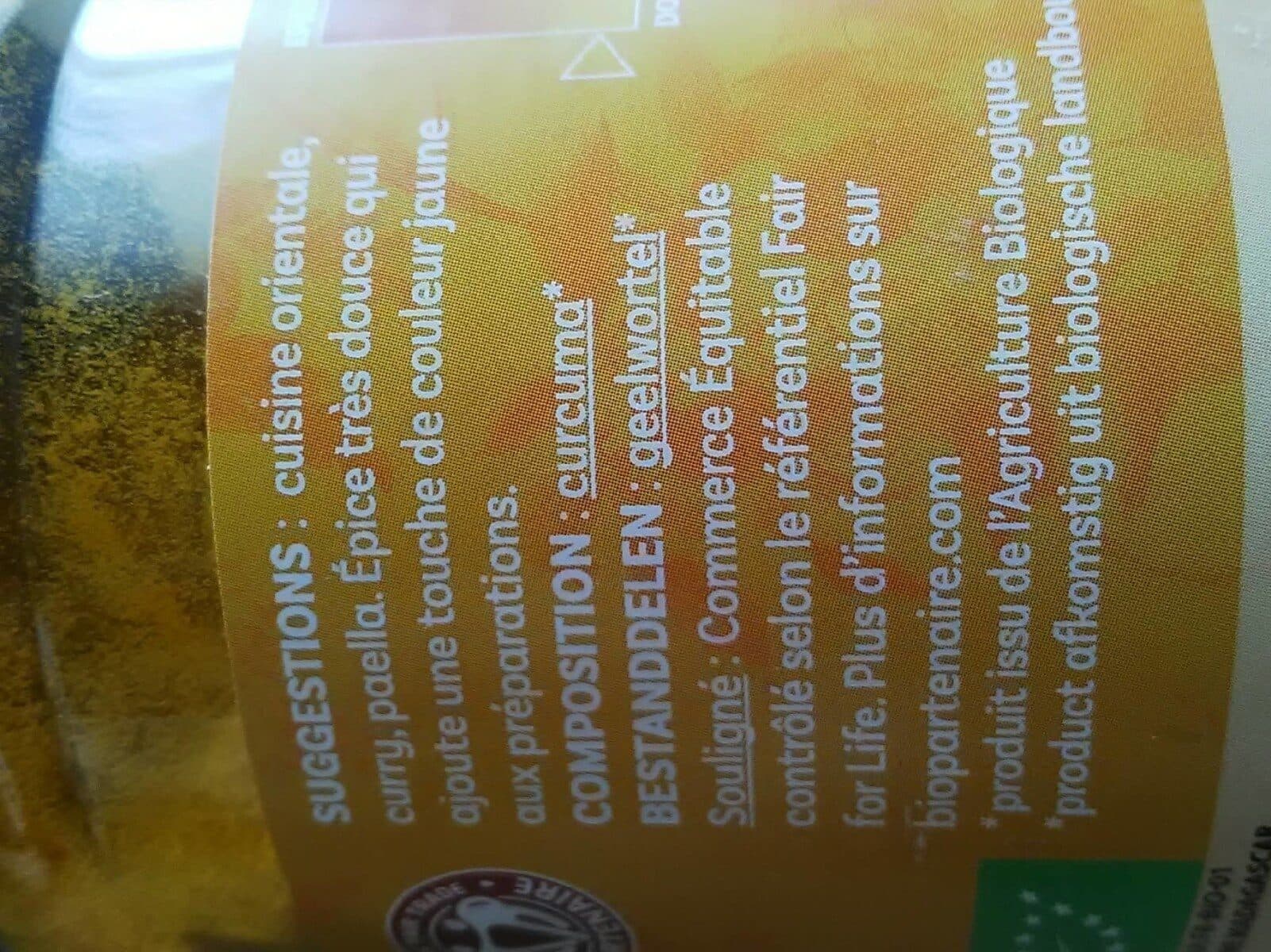 Arcadie CURCUMA moulu PET packshot