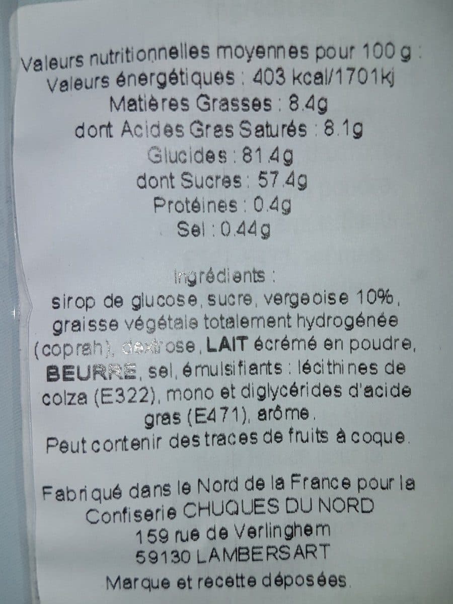 Open Food Facts Les babeluttes du nord packshot
