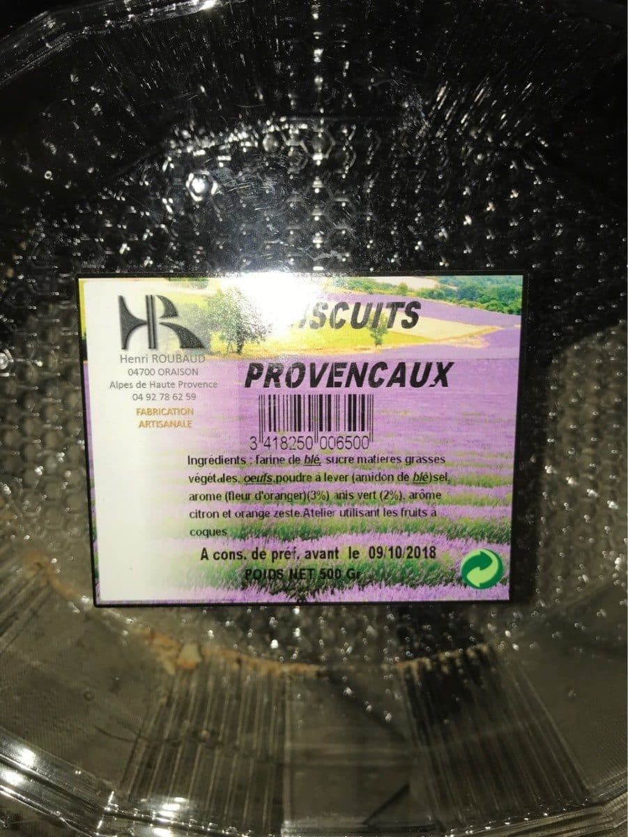 Henri Roubaud Biscuits Provencaux packshot