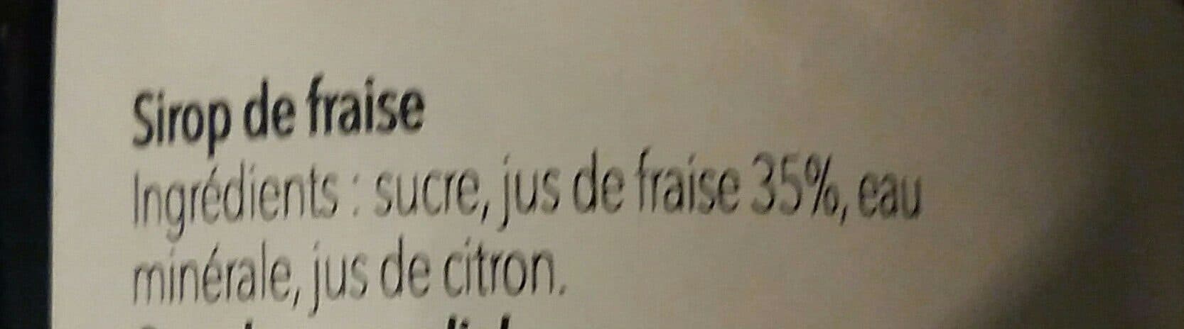 Hediard Sirop de fraise de France packshot