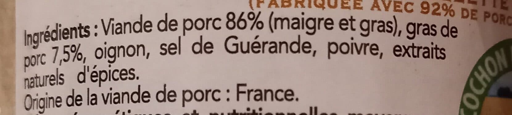 Les charcuteries de la Trappe Abbaye De Bricquebec - Rillettes Pur Porc Du Pere Marc 180 g packshot
