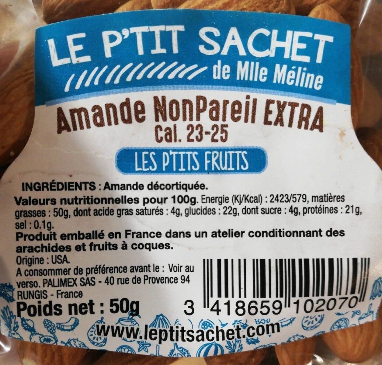 Open Food Facts Amande NonPareil extra packshot