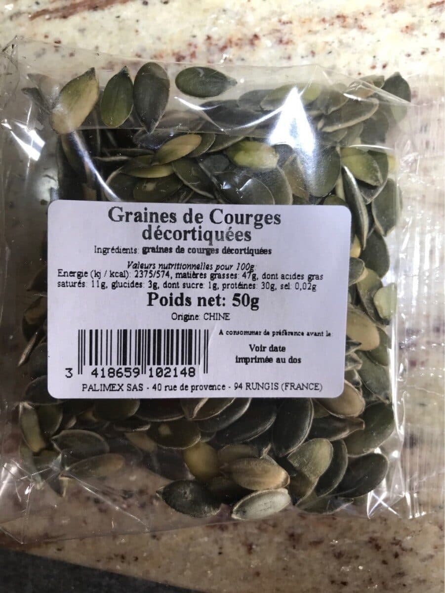 Meyva Graines de courges decortiquees packshot