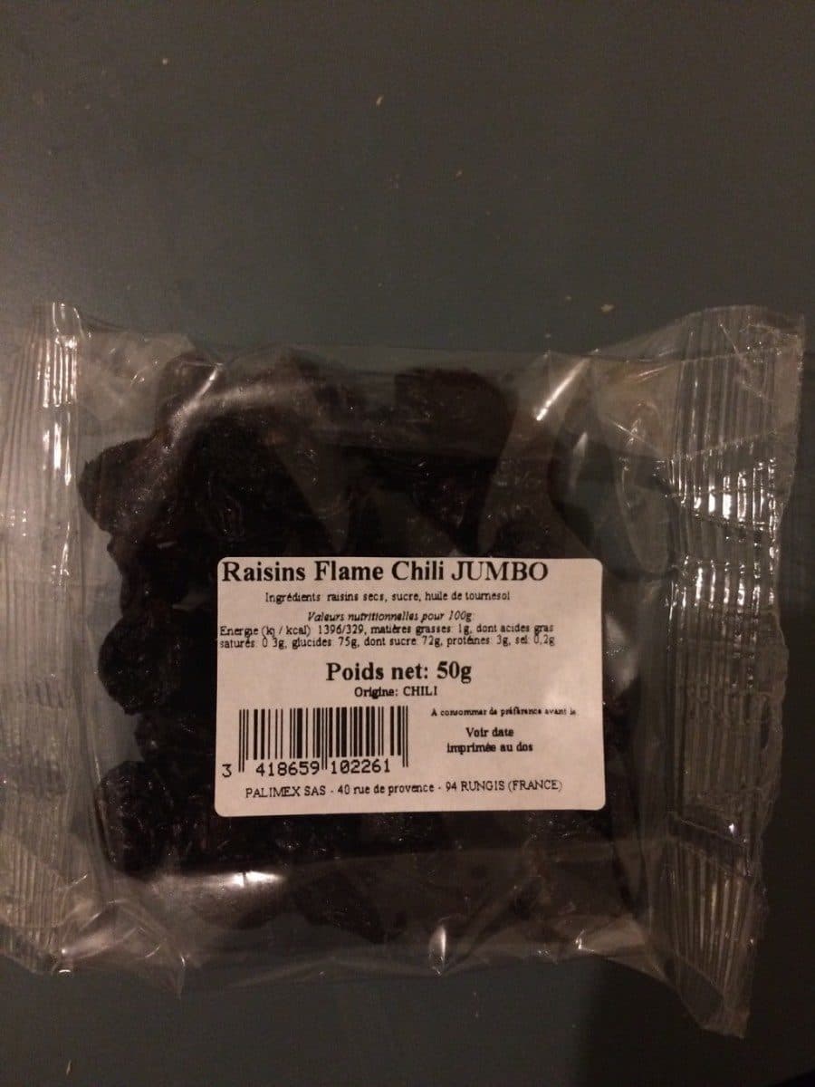 Open Food Facts Raisin flame Chili JUMBO packshot