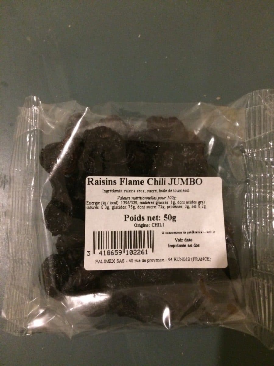 Open Food Facts Raisin flame Chili JUMBO packshot