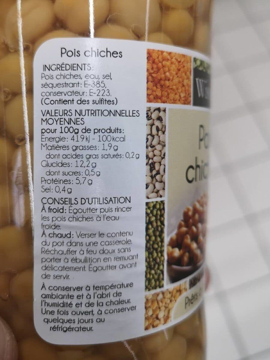 Wissal Pois chiches packshot