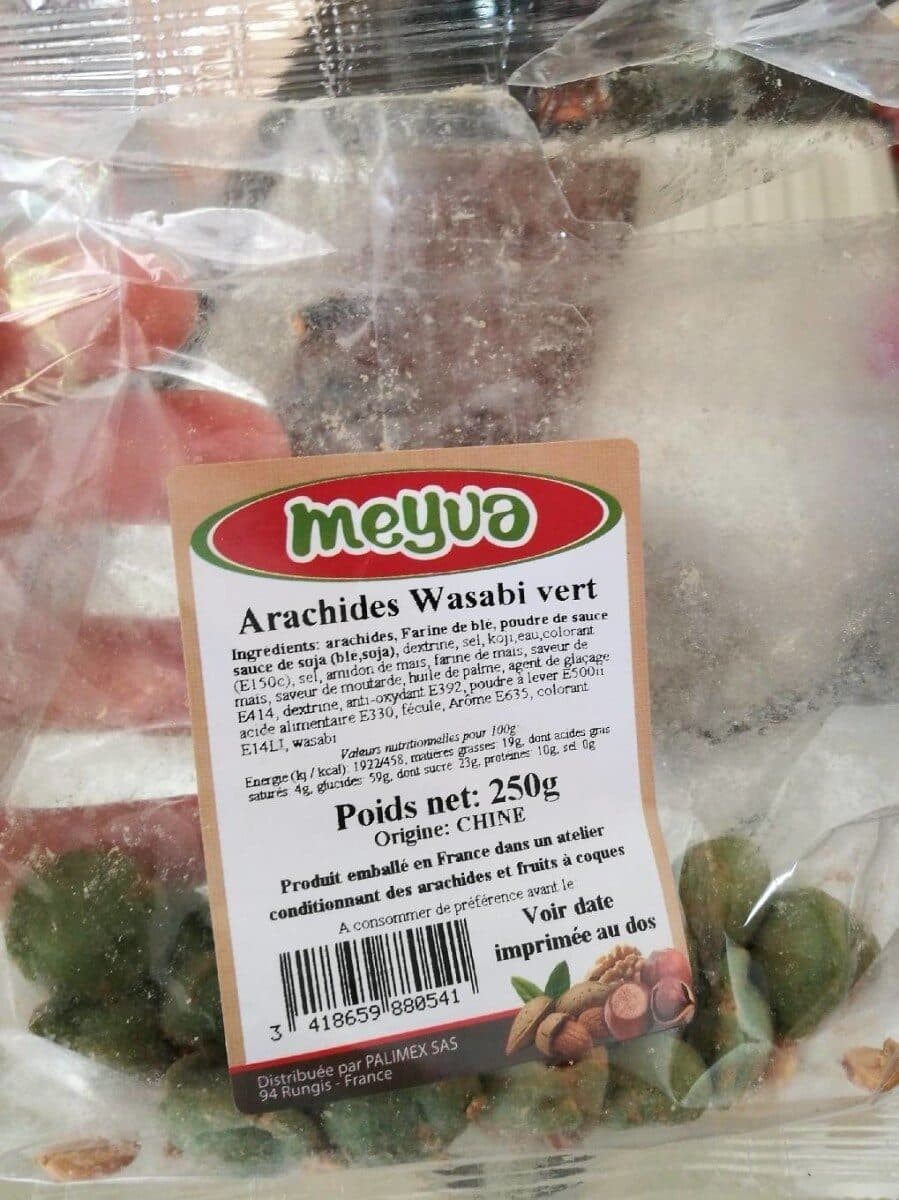 Meyva Arachides Wasabi vert packshot