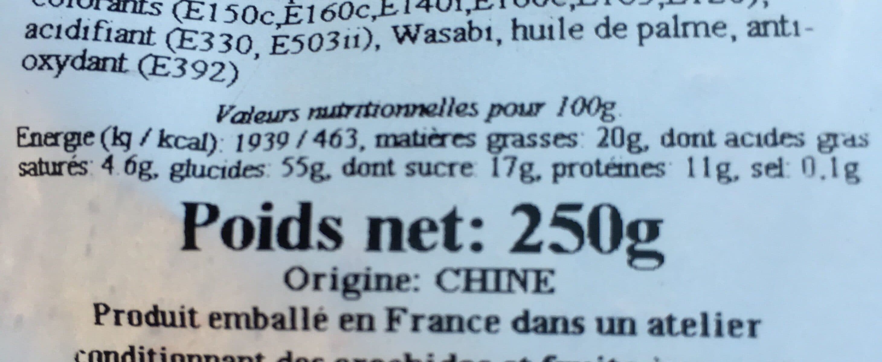Open Food Facts Melange multi wasabi packshot