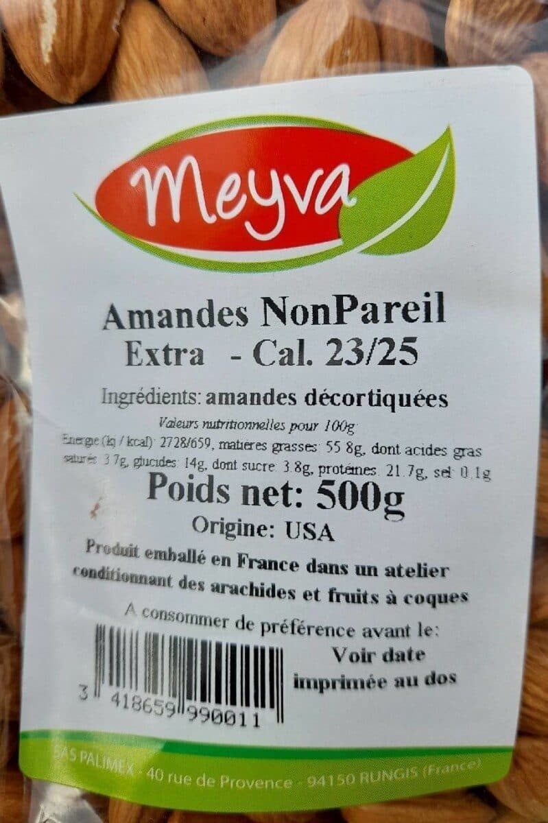 Meyva Amandes packshot
