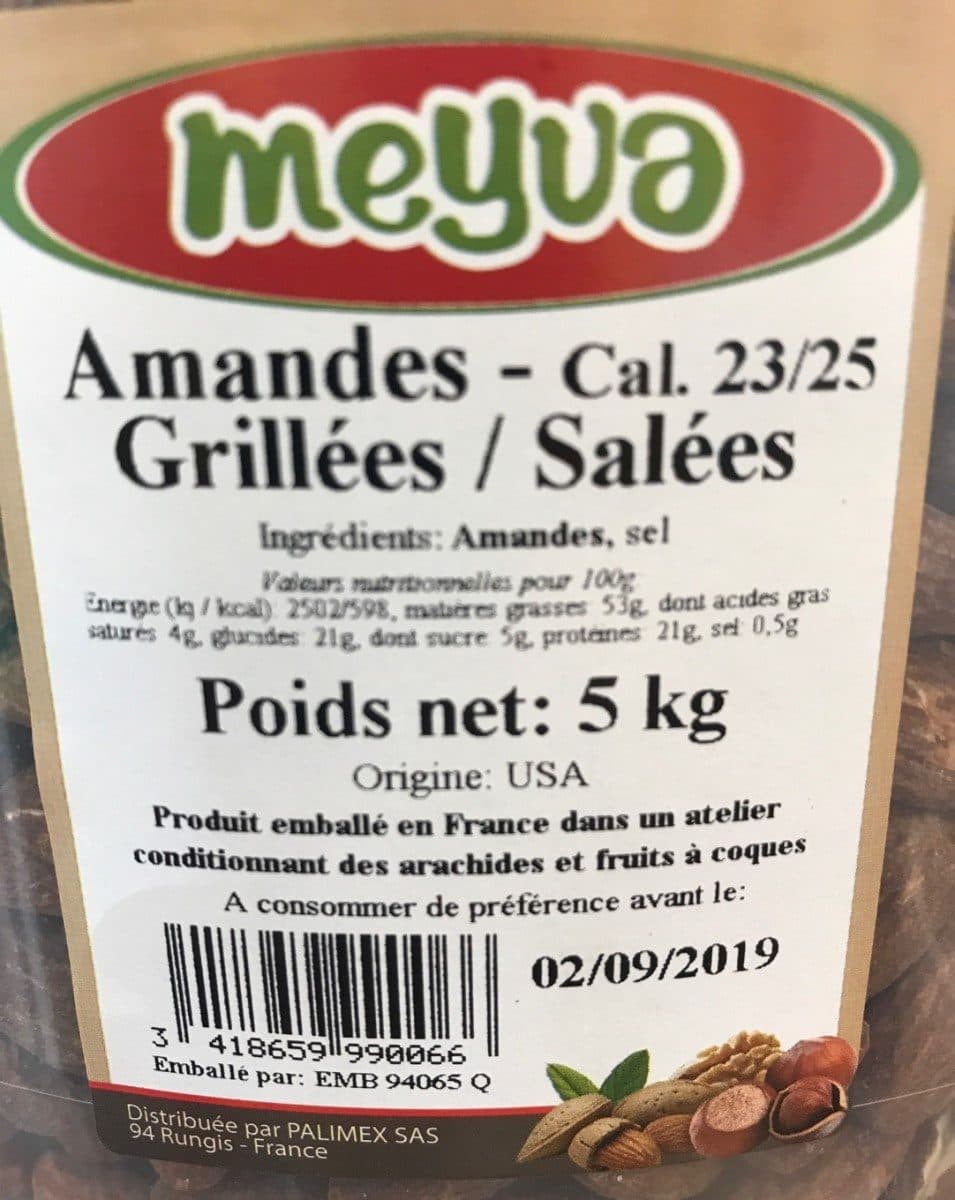 Meyva Amandes Grillées / Salées packshot