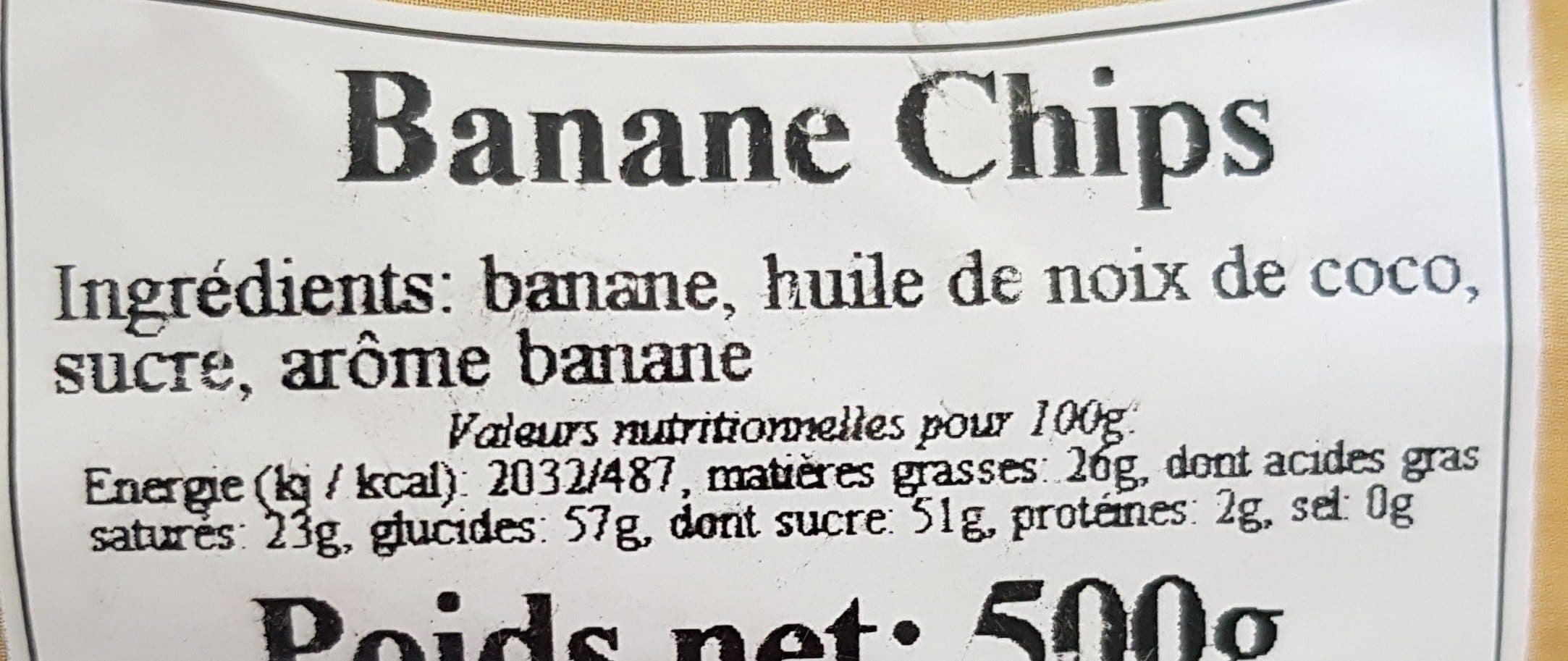 Meyva Banane chips packshot
