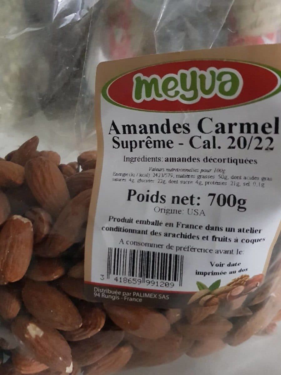 Meyva Amandes carmel packshot