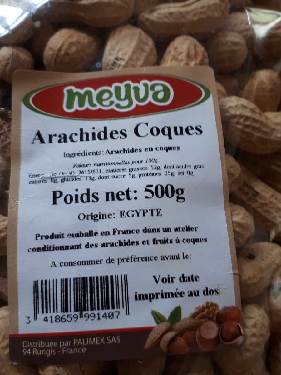 Meyua Arachides coques packshot