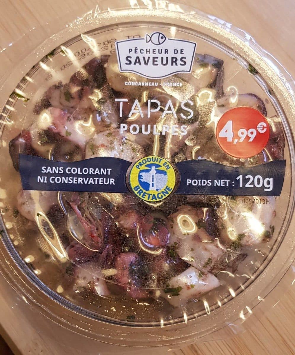 Pêcheur de Saveurs Tapas poulpe packshot