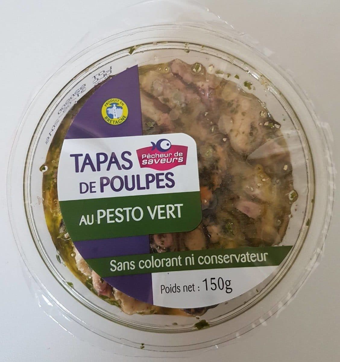 Pêcheur de Saveurs Tapas de poules au pesto vert packshot