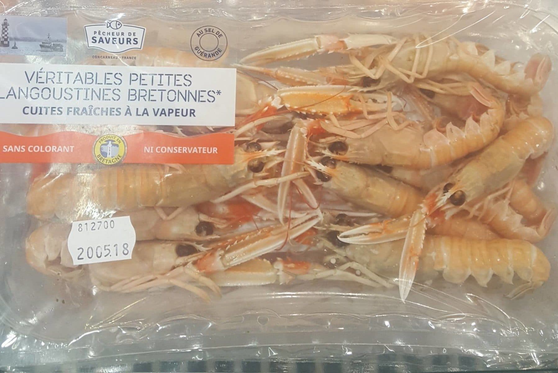 Pêcheur de Saveurs Véritables petites langoustines bretonnes packshot