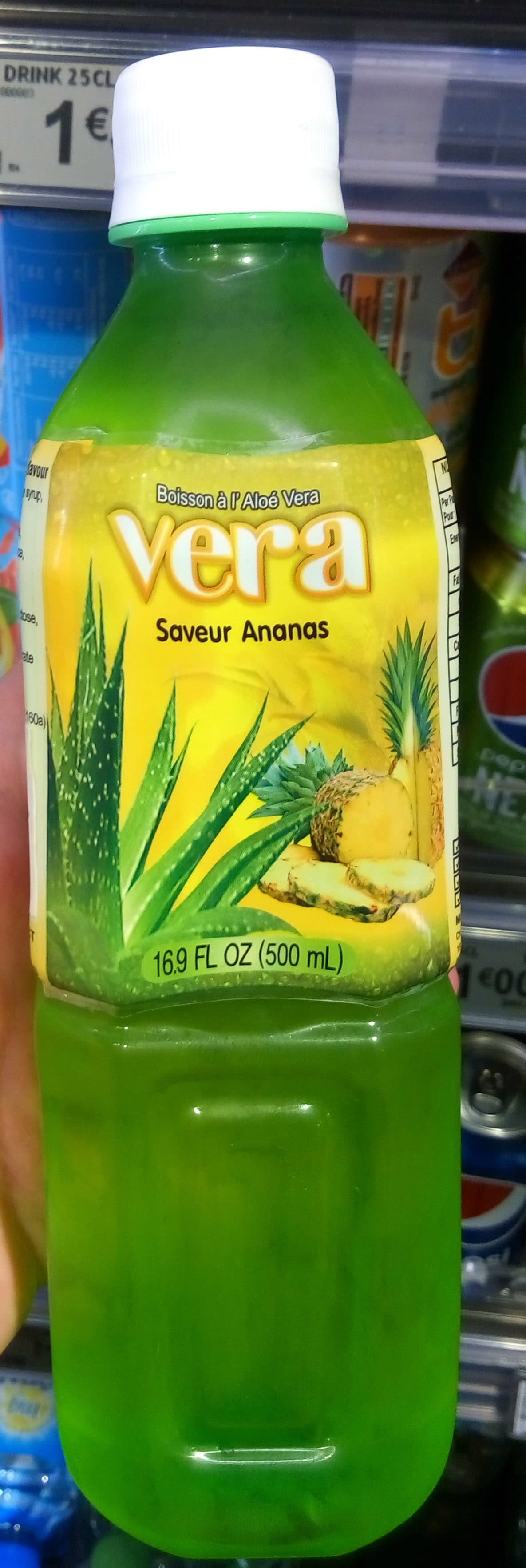 CMBev Boisson à l'Aloe Vera Saveur Ananas packshot