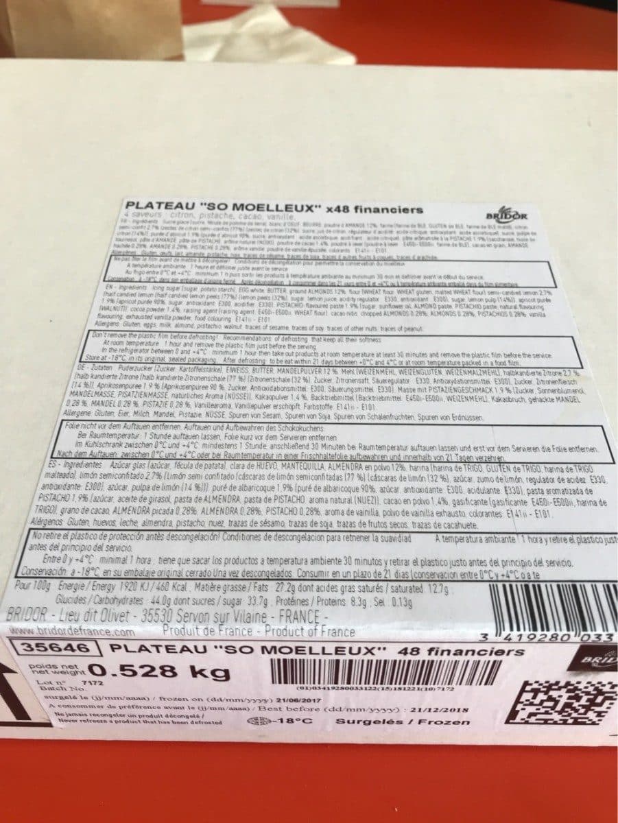 Open Food Facts Plateau so moelleux packshot