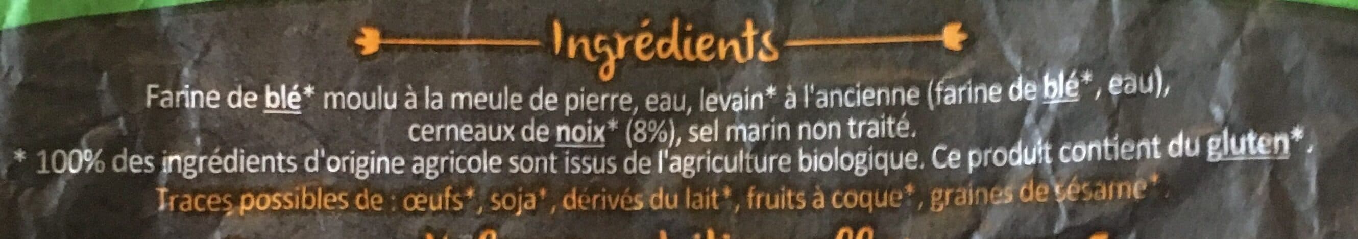 Biofournil Pavé aux noix packshot