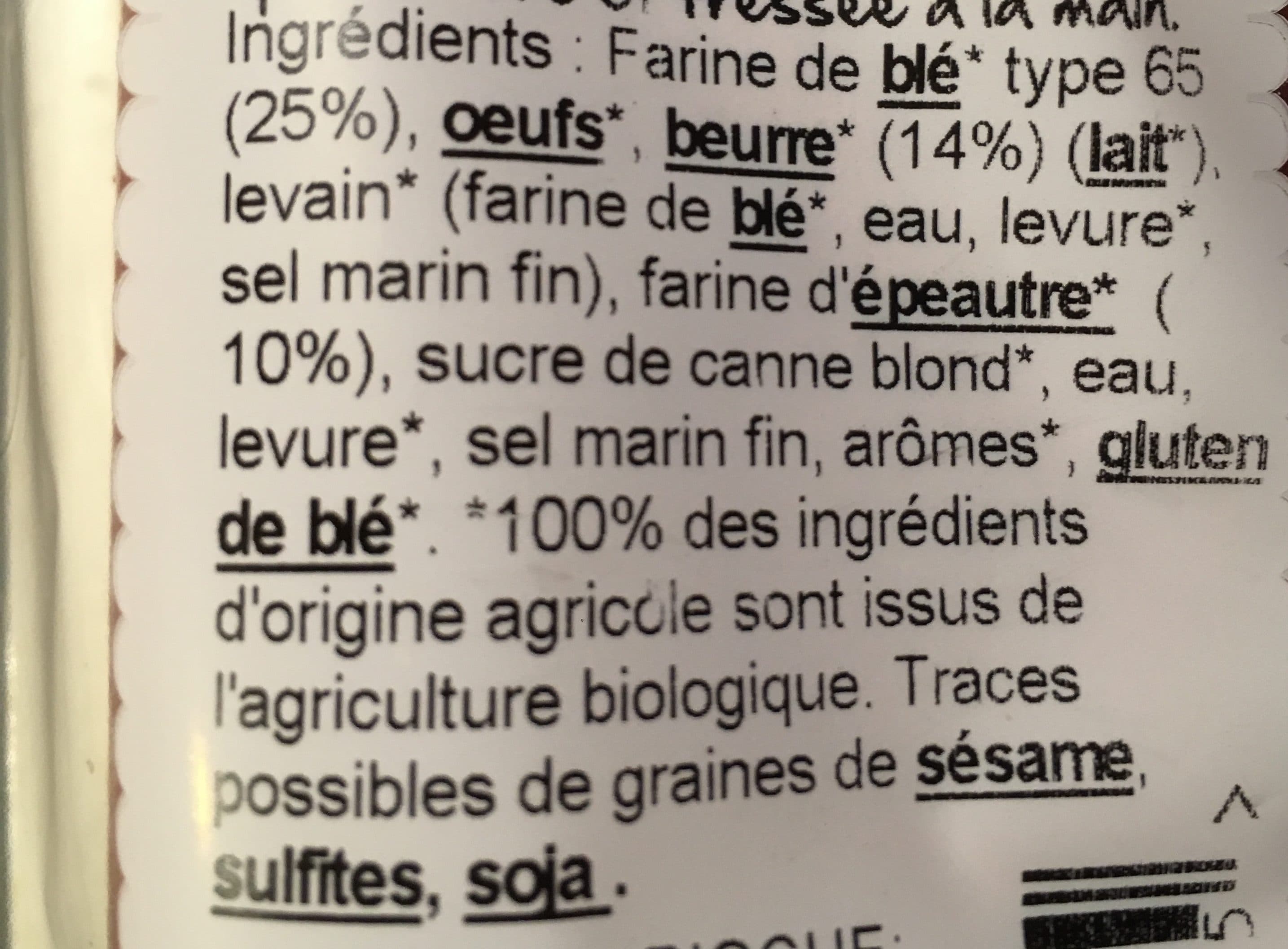 Biofournil Brioche à L'Epeautre packshot