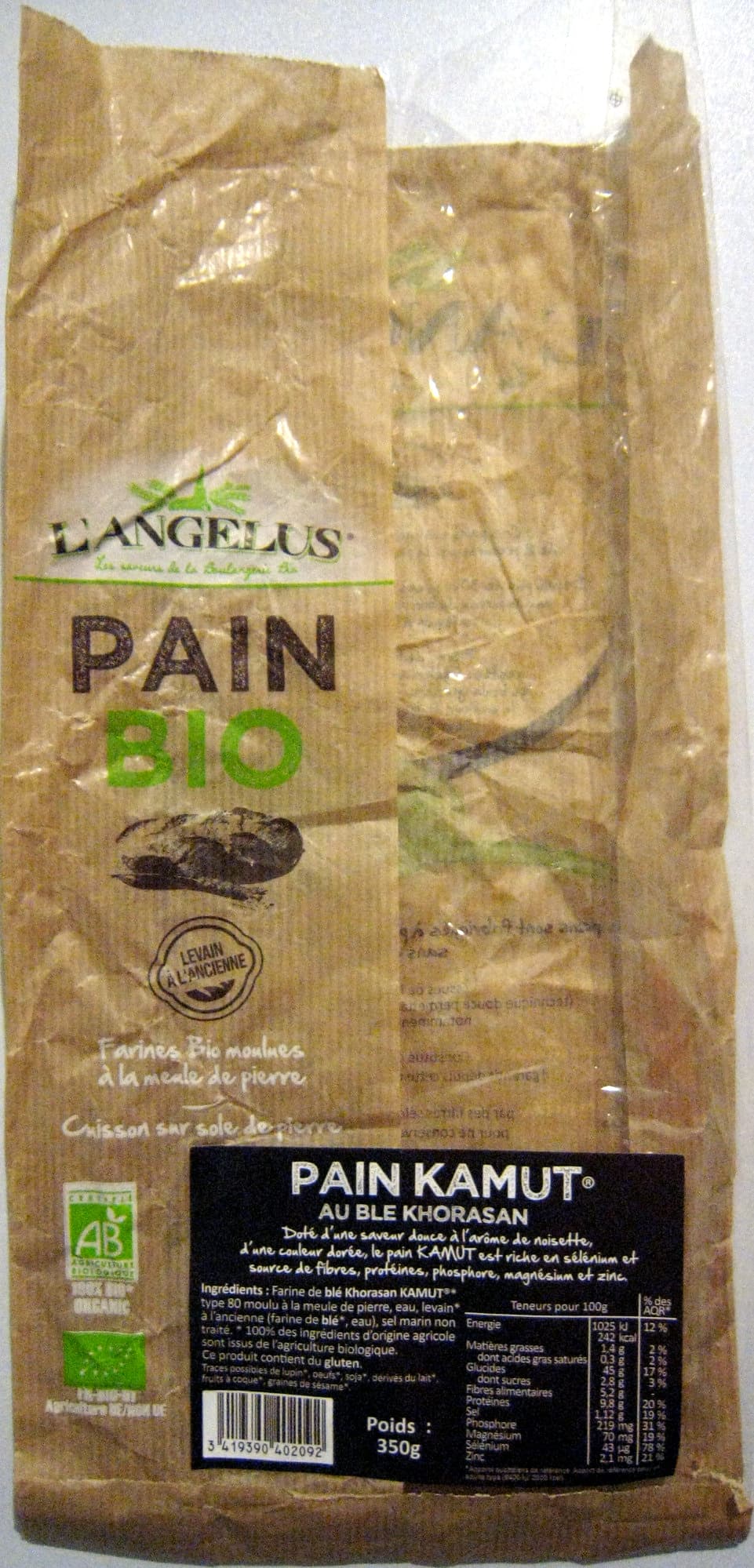 Biofournil Pain Kamut au blé Khorasan packshot