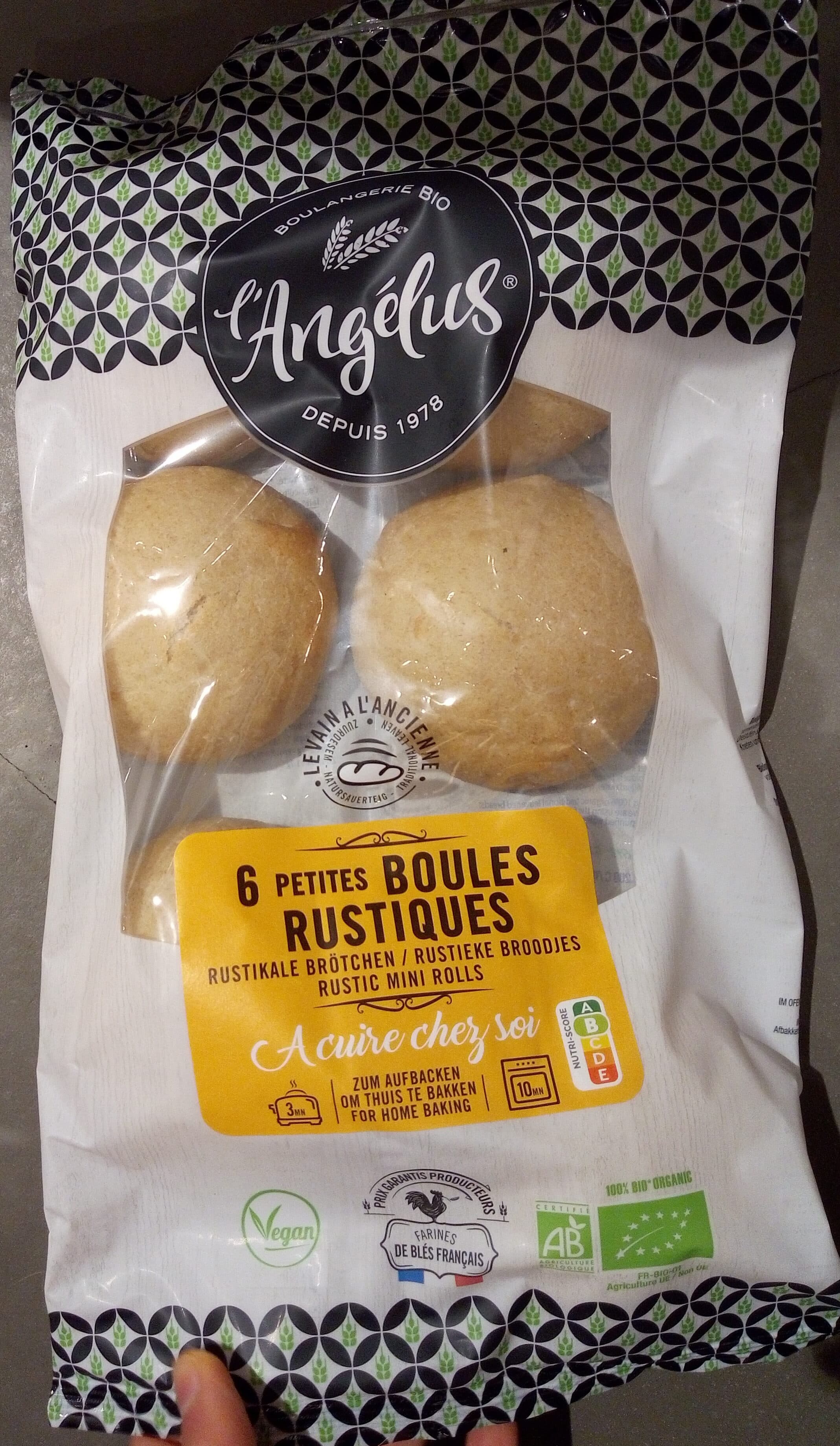 L'Angelus 6 Petites boules rustiques packshot