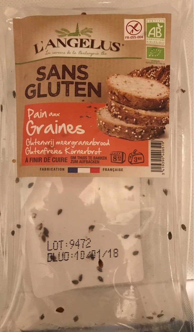 L'Angélus Pain aux Graines Sans gluten packshot