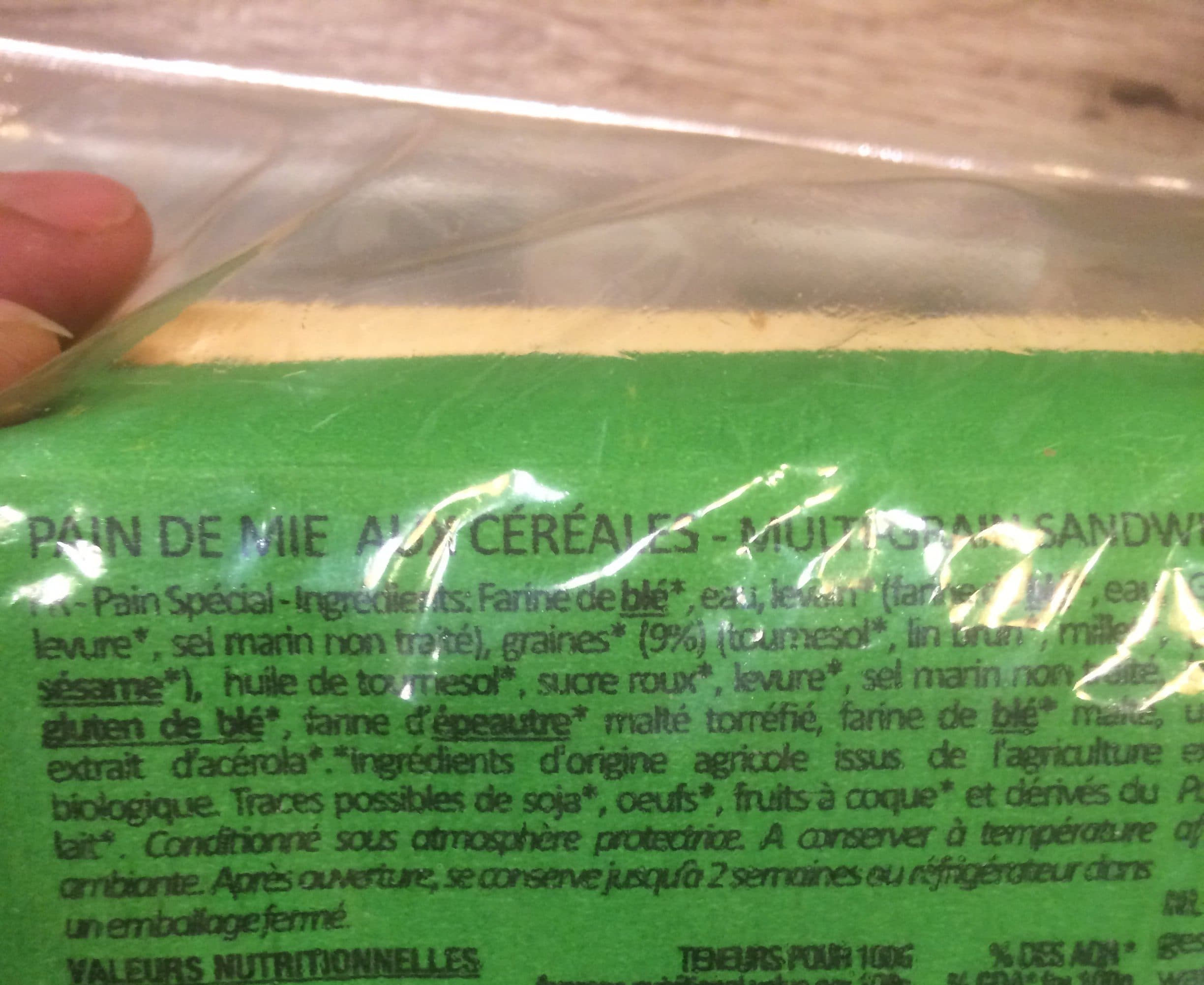 Biofournil Pain de mie BIO Céréales packshot