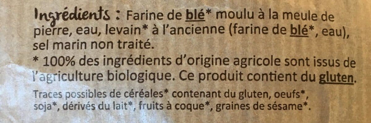 Biofournil Baguette campagne packshot