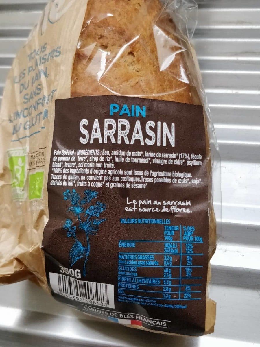 Open Food Facts Pain Sarrasin packshot