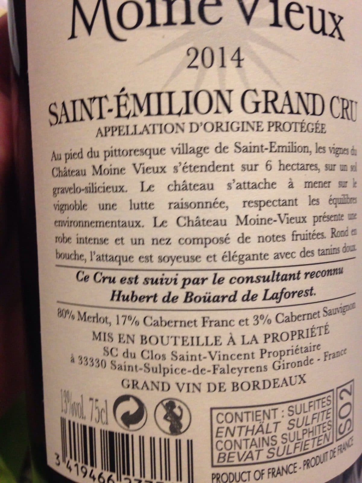 Open Food Facts Moine vieux packshot
