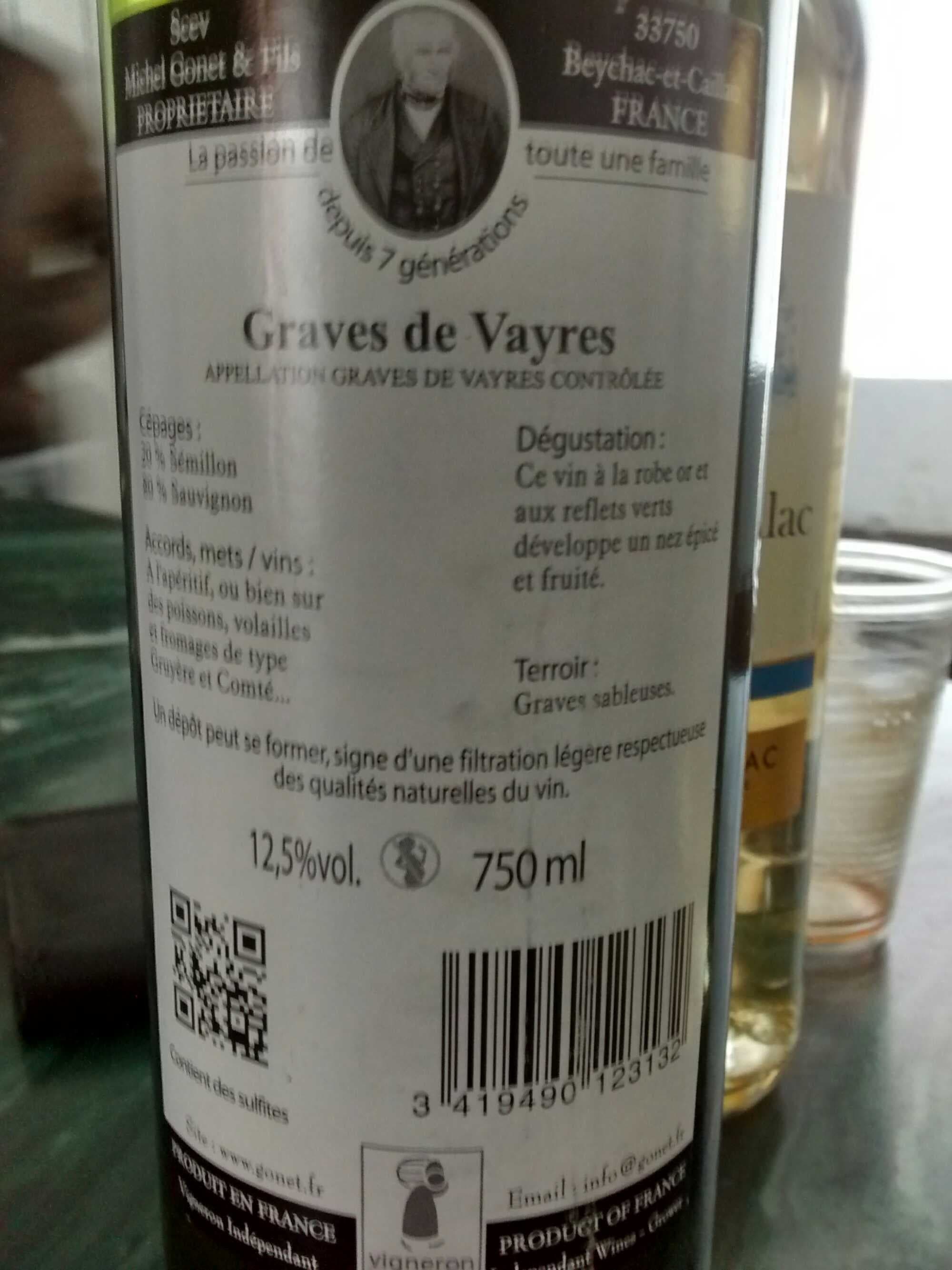 Château Lesparre Graves de Vayres 2013 packshot